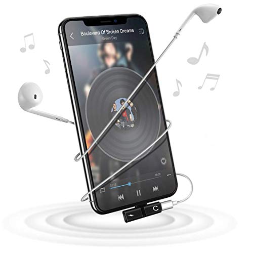 image for Hamdol for iPhone Adapter Headphone Adapter for iPhone Xs/Xs Max/XR/ 8