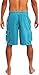 NORTY Men's Swimsuit Trunks - Swim Shorts for Beach, Boat, and Watersports - Drawstring Waist and Cargo Pockets - Aqua, Large