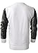 Rstrict & General Mens Hipster Fleece Crewneck Long Sleeve W/PU Trim