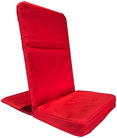 BackJack Floor Chair, Extra Large, Tuff Duck Material, Red