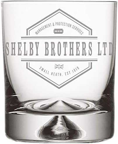 ORIGINAL MONKEY Peaky Blinders Tumbler Glass Shelby Bro's Ltd. Peaky Blinders Gift JL27-OMG2