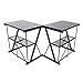 Origami RDE-01C Corner Computer Desk, Large, Black
