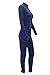 Pink Queen Women Sexy Bodycon 2 Piece Gym Set Running Tracksuits Navy Blue, XL