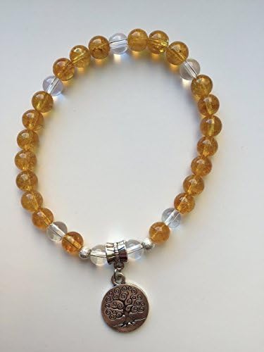 Natural Citrine Bracelet;BIrthstone;Success, Abundance, Personal Power