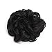 Ryalan Synthetic Hair Bun Extensions Messy Hair Scrunchies Hair Pieces for Women Hair Donut Updo Ponytail Hairpiece (Natural Black 1B#)thumb 1