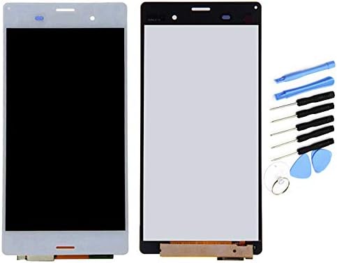 Yqz Sony Xperia Z3 So 01g Sol26 401so D6603 D6616 D6653 D66 修理交換用フロントパネル Lcd タッチパネル 液晶パネル フロントガラスデジタイザ 修理工具セット付き ホワイト