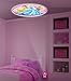 Projectables Disney Princess LED Night Light Plug-in, Dusk-to-Dawn, Ariel, Belle, and Jasmine on Ceiling, Floor, or Wall, Ideal for Girls Room, Nursery, Playroom, Bathroom, Bedroom, 13230, 1-Image