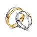 Tianyi Stainless Steel Band Ring Promise Ring Valentine Love Couples Wedding Engagement for Men Size 10