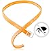 Flea and Tick Prevention Collar for Dogs Prevents and Treats Fleas Ticks 3 Month Protection (Orange)