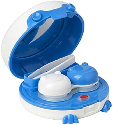 PGIGE Contact Lens Auto Cleaner Washer Cleaning Device Box Battery Powered On/Off Switch Button Cleaner Washing Machine Container