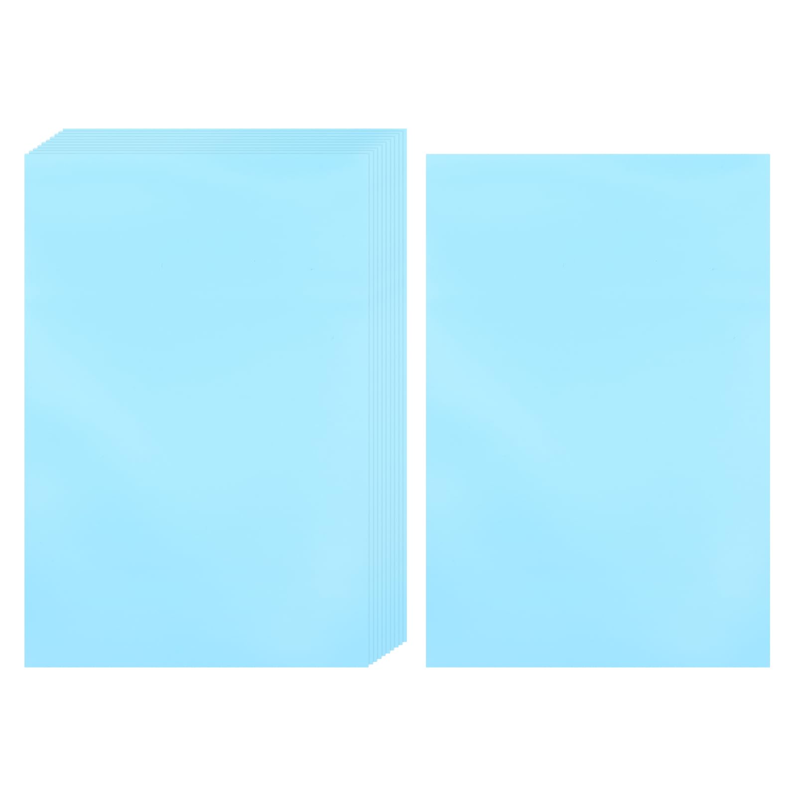 sourcing map 200 Pcs Photocard Sleeves, 61 x 91mm CPP Clear Card Sleeve Card Protector Holder Trading Card Sleeves for Trading Cards Standard Kpop Photocard Kpop Album Photo, Blue — image 1