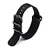 CIVO Heavy Duty G10 Zulu Military Watch Bands Premium Ballistic Nylon Watch Strap 5 White Rings with Stainless Steel Buckle 20mm 22mm 24mm … (Smoke Grey, 24mm)