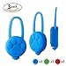 ULwysd Dog Collar Light, Waterproof Silicon LED Dog Collar Safety Night Walking Lights for Dog and Cat - Batteries Included. (3 pack)