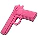 BladesUSA 3200PK Rubber Training Gun, Pink, 7-Inch Overall