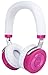 Puro Sound Labs JuniorJams On-Ear Headphones Wireless Foldable Kids Earphones with Bluetooth, Volume Limiting, Lightweight and Noise Isolation for Smartphones/PC/Tablet - JuniorJams Pink