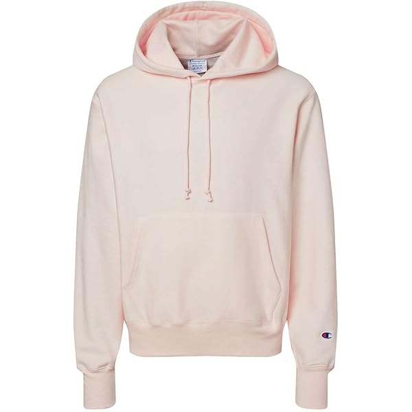 Champion Mens Powerblend Hooded Sweatshirt, M, Sand at Amazon