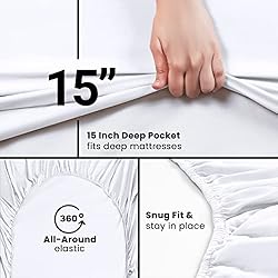 Utopia Bedding Full Fitted Sheet - Bottom Sheet