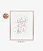 She Believed She Could So She Did Rose Gold Foil Art Print Inspirational Modern Wall Art Poster Decor 8 inches x 10 inches B5