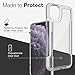 X-Doria Defense Clear, iPhone 11 Pro Max Case - Military Grade Drop Protection, Shock Protection, Clear Protective Case for Apple iPhone 11 Pro Max, (White)
