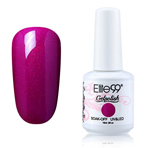 Elite99 Gelpolish Soak-off UV LED Gel Polish Nail Art Manicure Varnish 15ml Dark Fushia Elite99 Gelpolish Soak-off UV LED Gel Polish Nail Art Manicure Varnish 15ml Dark Fushia