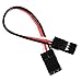 YXQ 10Pcs 100mm Servo Extension Cable 3 Pin Male to Female Lead Wire for RC Airplane (4inch, 10Pcs)