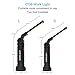 2Pack COB LED Work Light YOUYOUTE USB Rechargeable Magnetic LED Light COB 360°Rotate 5 Lighting Mode+Magnetic Base+Swivel Hook Water-Resistant Portable Inspection Work Light (Size Large)