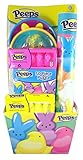 Peeps Basket with Candy Marshmallow Chicks, Puzzle, and Catching Game