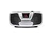 Riptunes Programmable CD Boombox- Portable Boombox, AM/FM Radio, with Bluetooth Black CDB232BTthumb 2