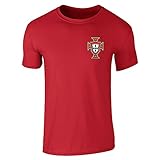 Portugal Soccer Retro National Team Red 3XL Short Sleeve T-Shirt