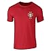 Portugal Soccer Retro National Team Red 3XL Short Sleeve T-Shirt