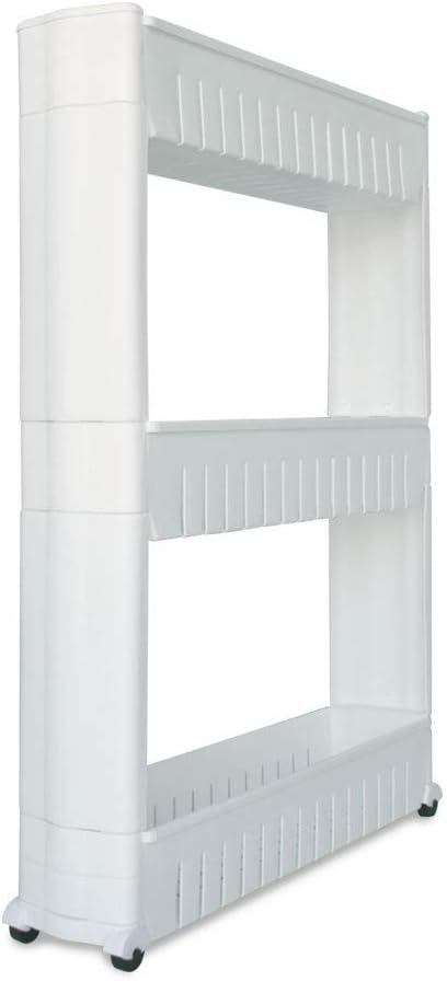 Trendy Loft 3-Tier Slim Rolling Storage Cart