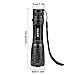 MWHW Super Light Handheld Torch Tactical and Zoomable Flashlight