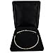 Isaac Kieran Black Velvet Necklace Gift Box Travel Storage Display Case 6x7