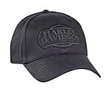 Harley-Davidson Men's Ultra H-D Baseball Cap Black - Adjustable BC02430