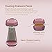 KIPOZI Hair Straightener 1 Inch Titanium Plates Professional Flat Iron with Adjustable Temperature Suitable for All Hair Types Makes Hair Shiny and Silky Heats Up Fast Dual Voltage Rose Pinkthumb 4