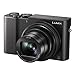 Panasonic LUMIX DMC-ZS100 Digital Camera (Black) Bundle with 64GB Memory Card, Cable, Battery with Dual Charger, Case with Accessories, and Video Software Suite (6 Items)