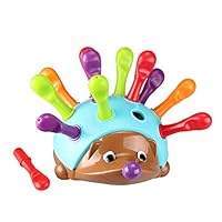 Mei00USpeacock DIY Building Magnetic Colorful Hedgehog Placed Toys Block Children Early Childhood Education Multi-Color Kid