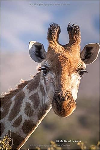 Girafe Carnet de notes: Journal ligné de 119 pages- Une belle idée de cadeau pour les amoureux des animaux