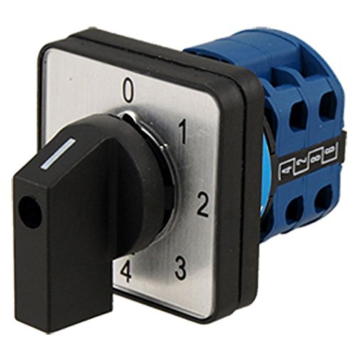 Produktbild von 4x ISTOVO Nockenschalter – 3 Positionen (Ein-Aus-Ein), 20A, 380V AC, 12 Klemmen, Für Steuerungen & Prüfgeräte