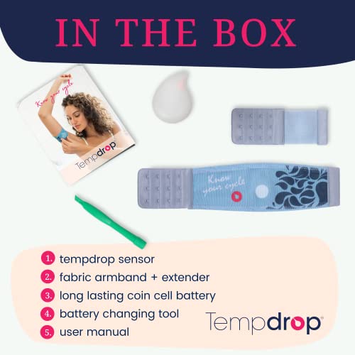 Tempdrop Fertility and Ovulation Digital Thermometer Tracker Wearable Basal Body Temperature
