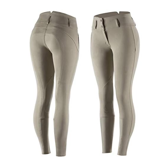 Horze-Daniela-Womens-Leather-Knee-Patch-Breeches-Tan-26