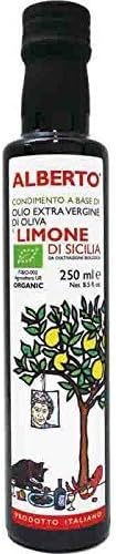 有機jas認定 イタリアシチリア産 アルベルトさんのエキスとヴァージンオリーブオイル レモン 250ml アルベルト オリーブオイル 通販 Amazon