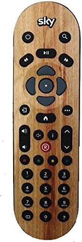 Ellis Graphix Wood Effect Remote Controller Vinyl Skin to fit SKY Q Non Touch