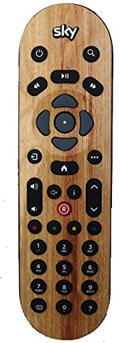 Ellis Graphix Wood Effect Remote Controller Vinyl Skin to fit SKY Q Non Touch