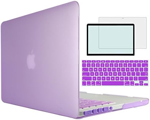 Tojia Macbook Pro 15 Retina Case,4 in 1 Matte Snap on Case with Keyboard Cover Screenguard for 15.4 inch Macbook Pro with Retina Display Model:A1398(Non CD-Rom)