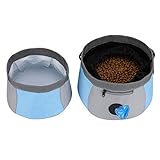 YOUTHINK Collapsible Dog Travel Bowl, 2 Pack Portable Dog Travel Water and Food Bowls for Medium & Large Dogs Cats, Foldable Pet Feeding Watering Dish for Walk Park Travel