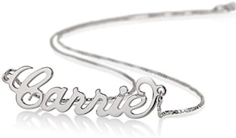 Sterling Silver Personalized Name Necklace - Custom Made Any Name