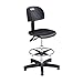 Safco Products 6912 Soft Tough Extended Height Deluxe Workbench Chair (Additional options sold separately), Black