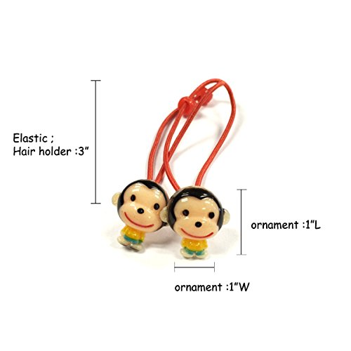 Wrapables Colorful Assortment Elastic Hair Bands (18 Pack)