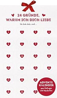 Play Too 24 Aufkleber Ich Liebe Dich Weil Adventskalender